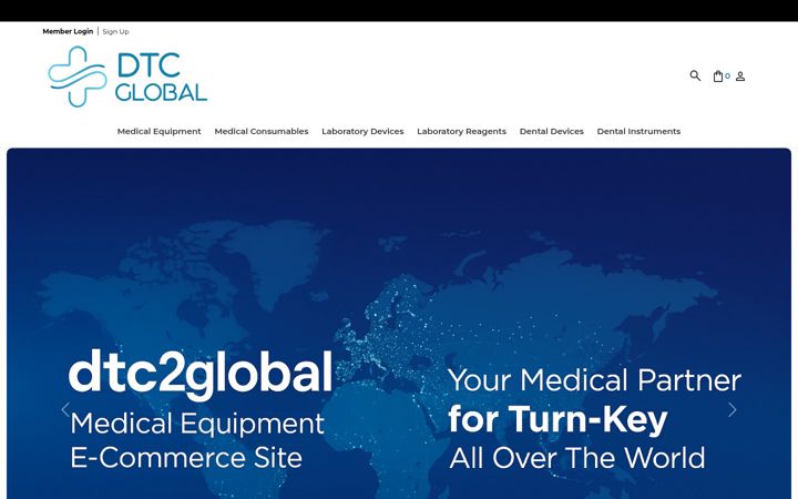 Screenshot of dtc2global.com