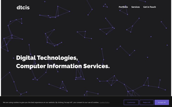 Screenshot of dtcis.com