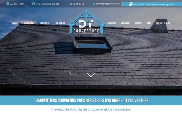 Screenshot of dtcouverture.fr