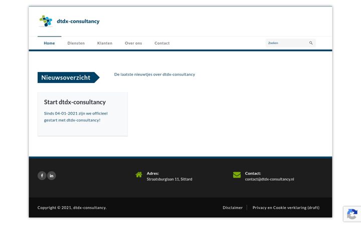 Ekraanipilt saidist dtdx-consultancy.nl