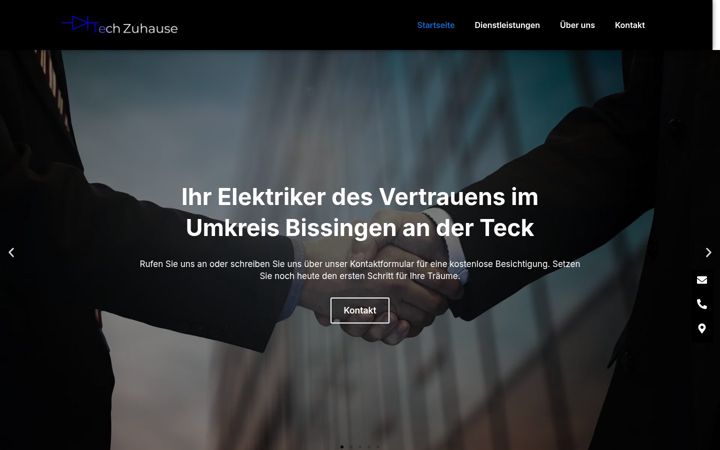 Screenshot of dtech-zuhause.de