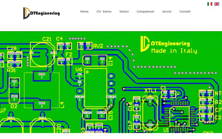 Skærmbillede af dtengineering.it