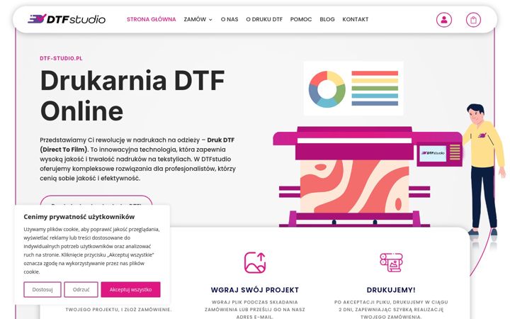 Skærmbillede af dtf-studio.pl