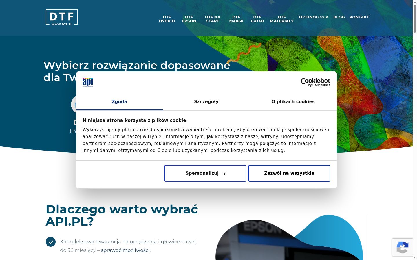 Snimka zaslona bannera za privolu prikazanog prije bilo kakve interakcije