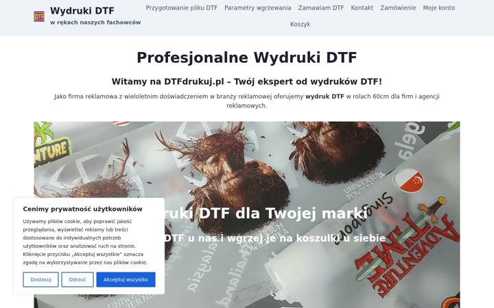 Skærmbillede af dtfdrukuj.pl