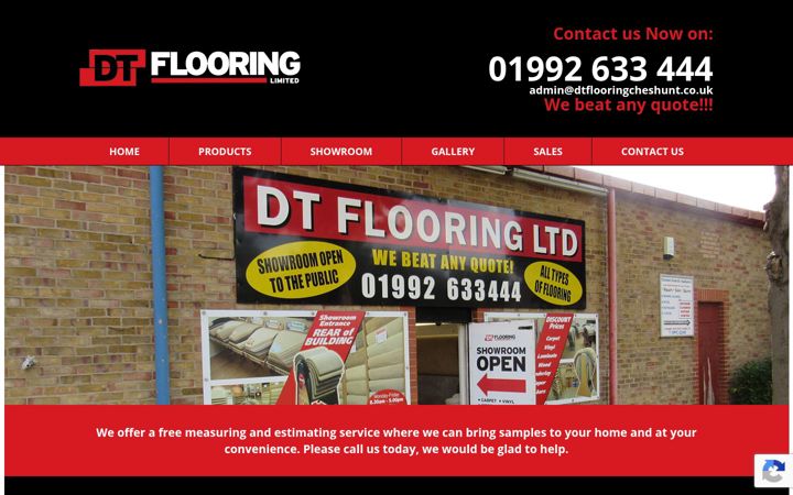 Screenshot stránky dtflooringcheshunt.co.uk
