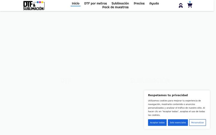 Screenshot of dtfysublimacion.com