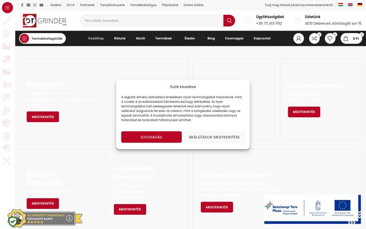 Screenshot of dtgrinder.com