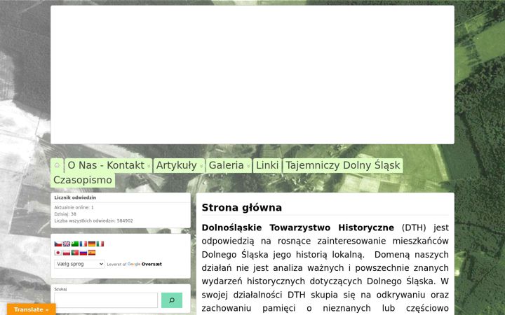 Skærmbillede af dth.org.pl