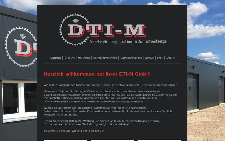 Screenshot of dti-m.de