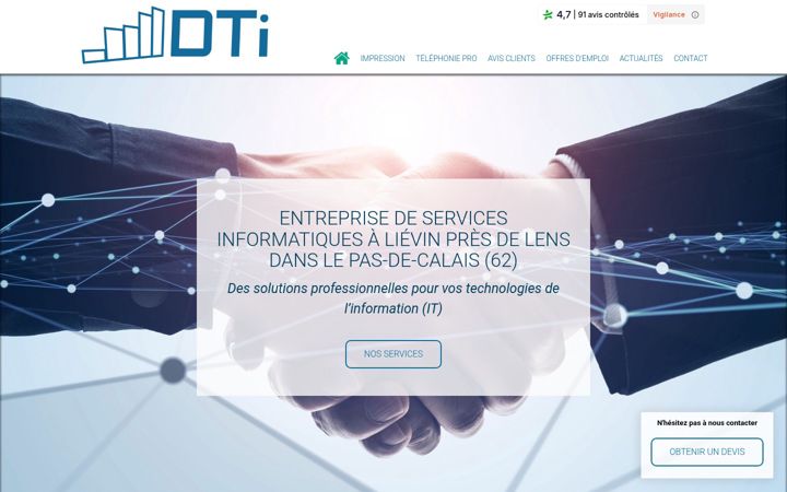 Screenshot ta' dtinformatique-avis.fr