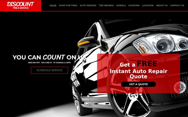 Screenshot of dtire.com
