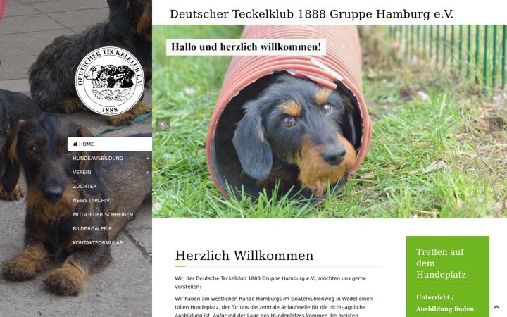 Screenshot of dtk-hamburg.de