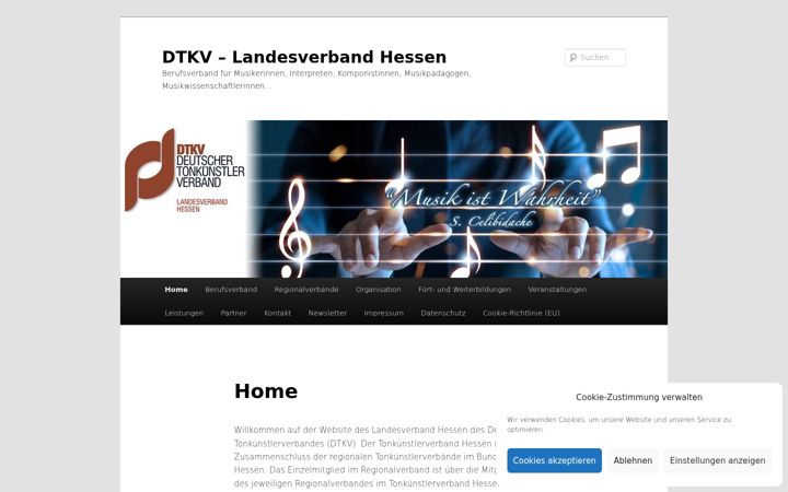 Screenshot of dtkv-hessen.de
