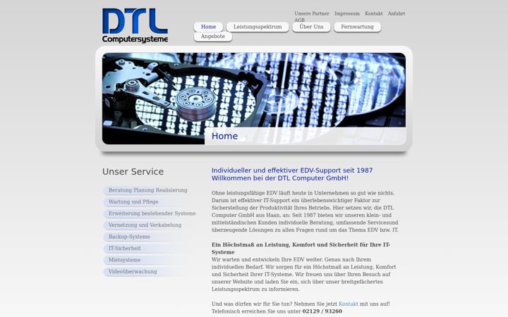 Screenshot of dtl-computer.de