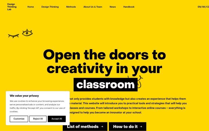 Snímek obrazovky dtlab.org