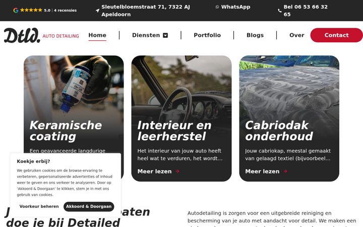 Ekraanipilt saidist dtld.nl