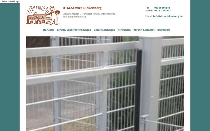 Screenshot of dtm-riekenberg.de