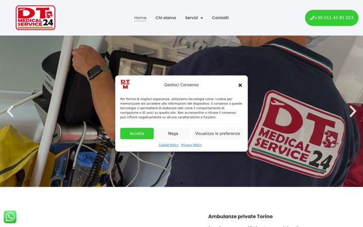 Képernyőkép: dtmedicalservice24.eu