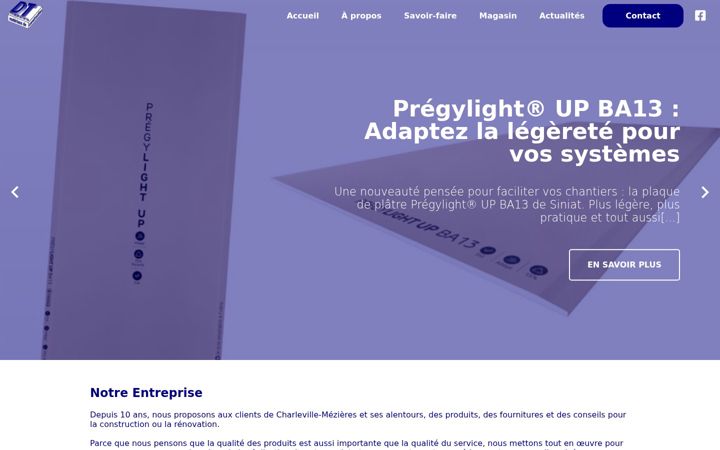 Screenshot of dtnegoce.fr
