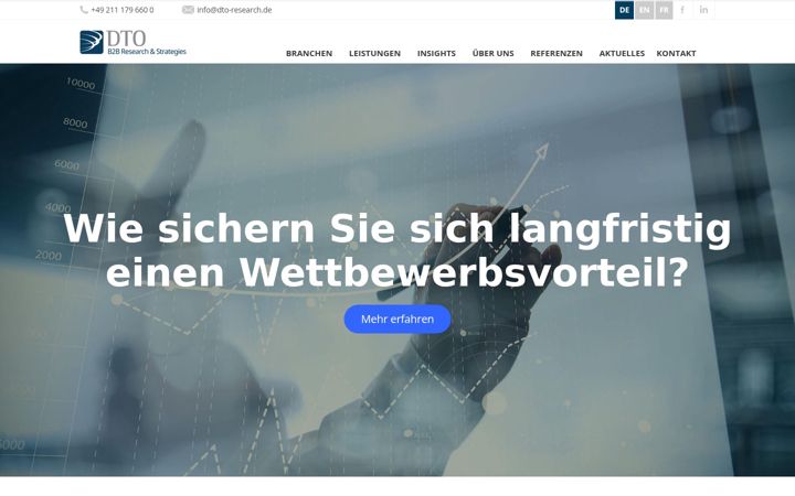 Screenshot of dto-research.com