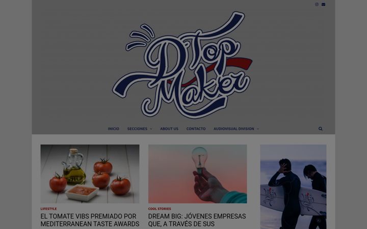 Screenshot of dtopmaker.com