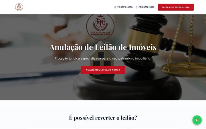 Képernyőkép: dtradvogados.com.br