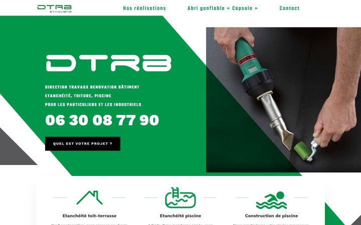 Screenshot di dtrb.fr