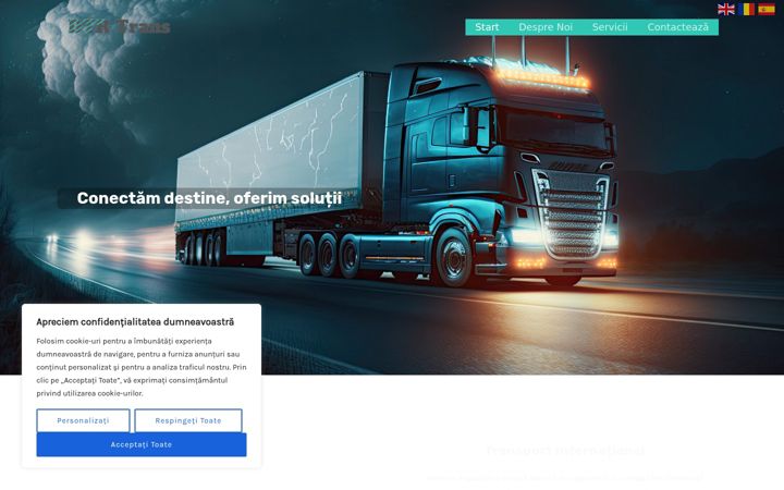 Screenshot of dtrtrans.com