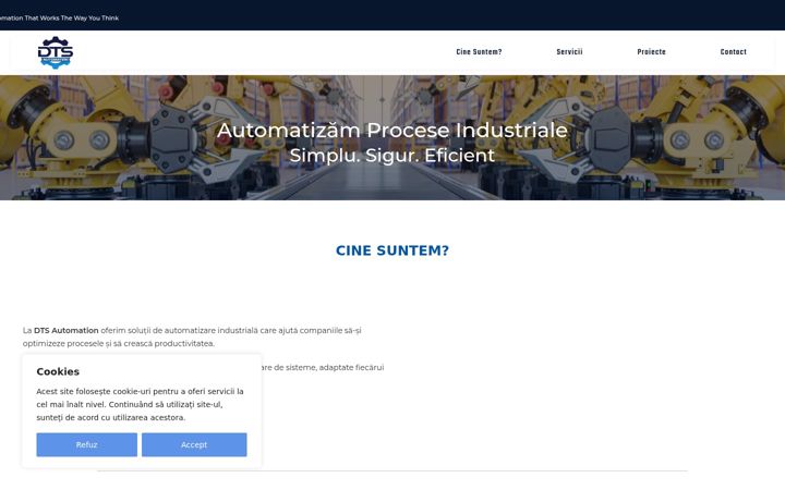 Screenshot of dts-automation.com