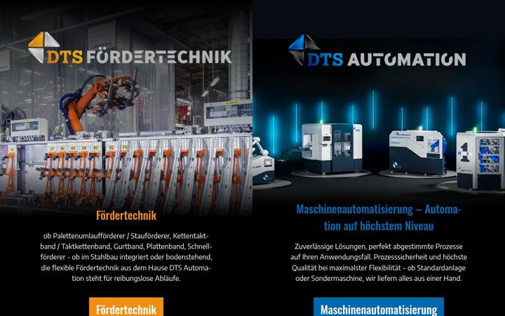 Screenshot of dts-automation.de