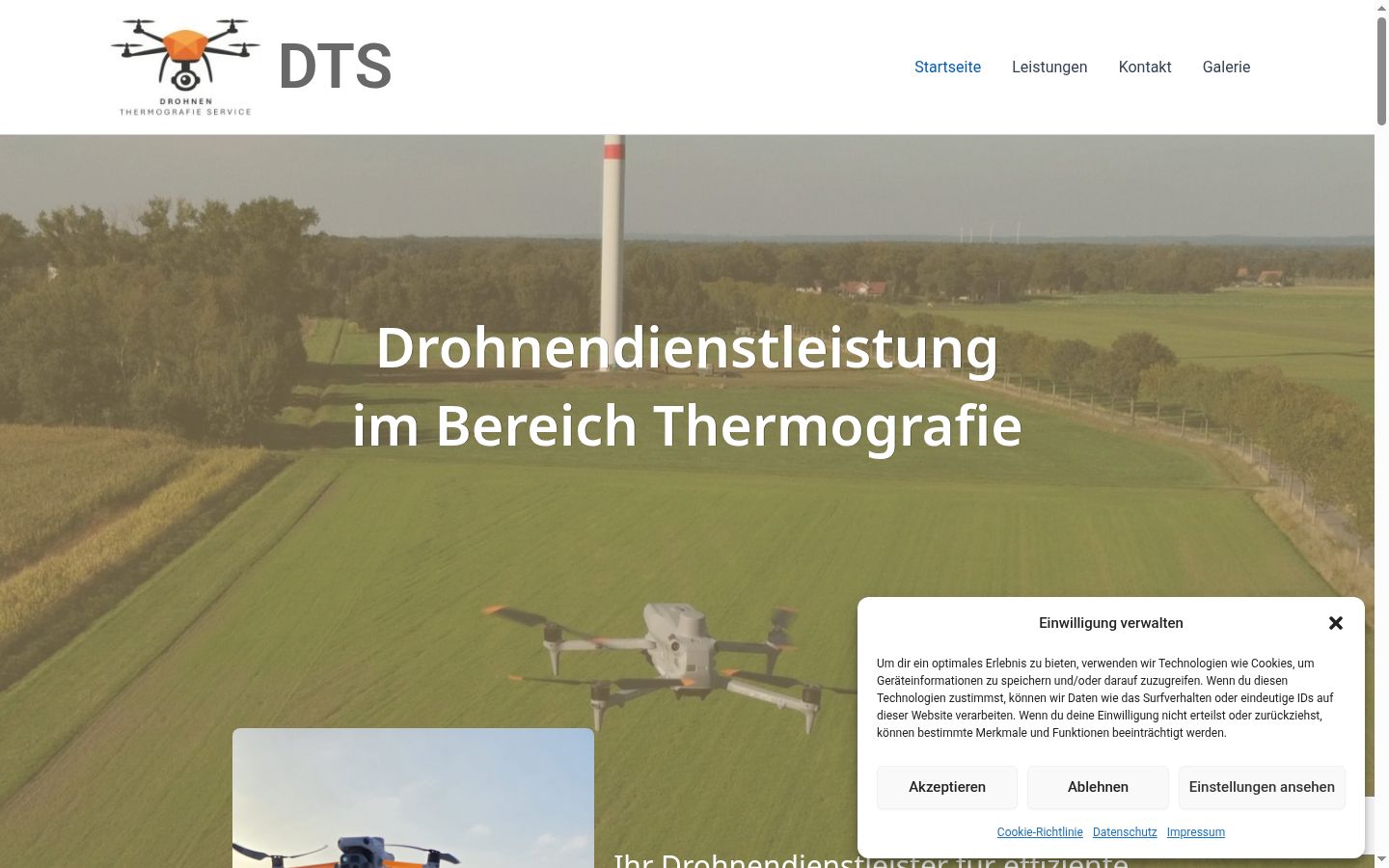 Screenshot tal-banner tal-kunsens muri qabel kwalunkwe interazzjoni