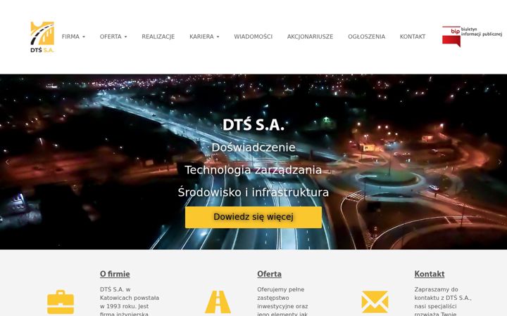 Skærmbillede af dts-sa.pl