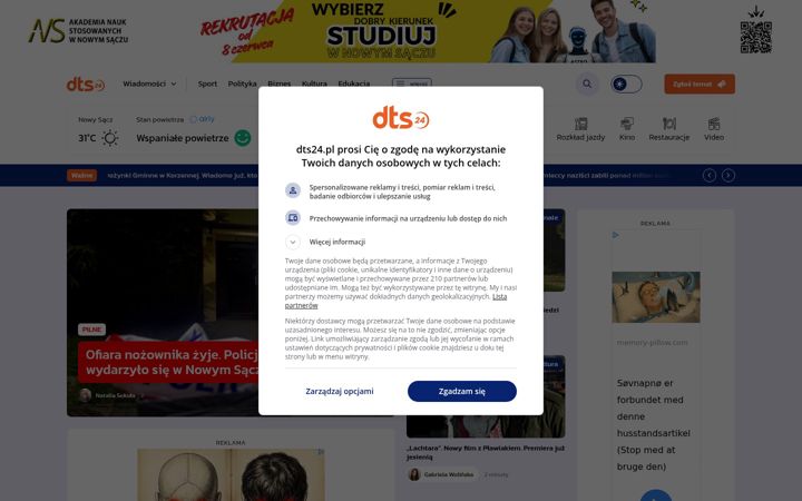 Skærmbillede af dts24.pl