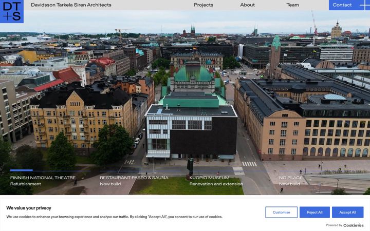 Screenshot di dtsa.fi