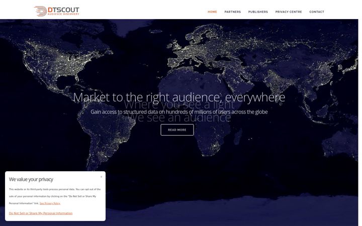 Ekrānuzņēmums no dtscout.com
