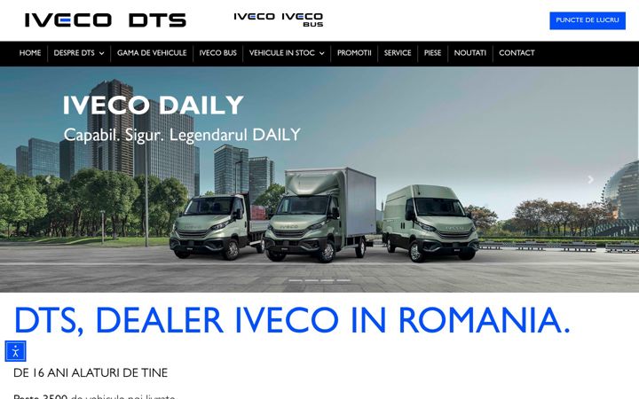 Screenshot of dtservices.ro