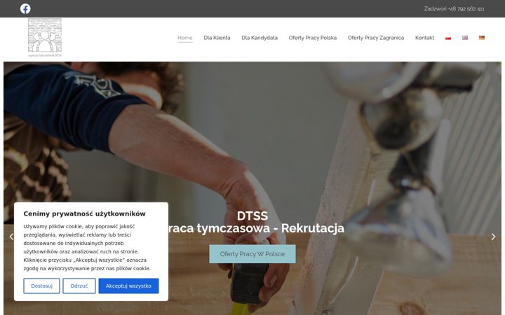 Skærmbillede af dtss-aw.pl
