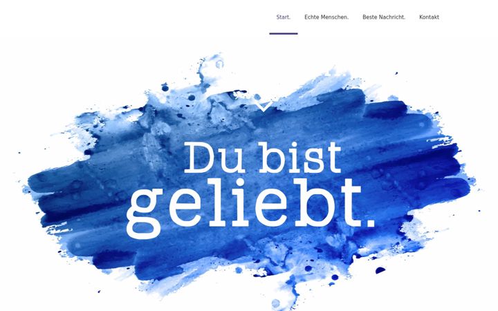 Screenshot of du-bist-geliebt.de