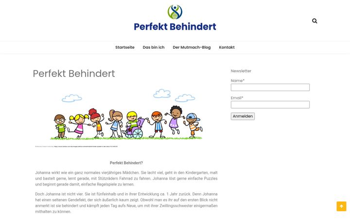 Screenshot of du-bist-perfekt.de