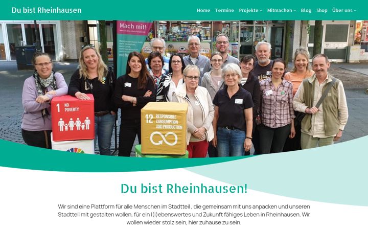 Screenshot of du-bist-rheinhausen.de