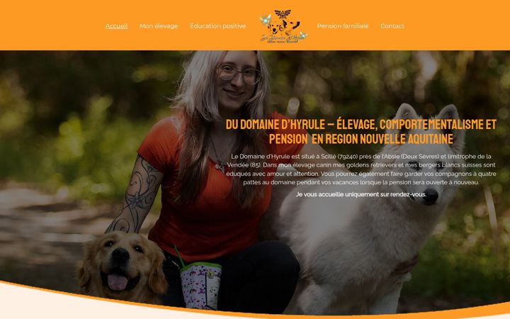 Screenshot of du-domaine-dhyrule.com