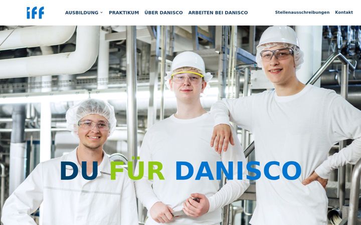 Screenshot of du-fuer-danisco.de