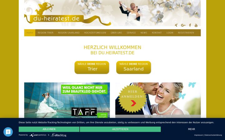 Screenshot of du-heiratest.de
