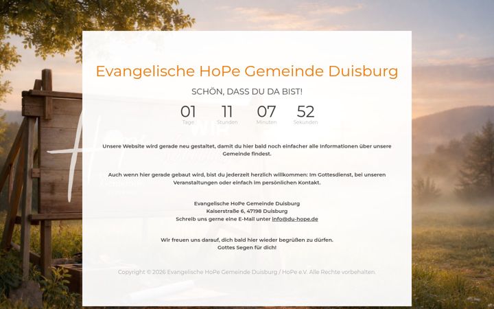 Screenshot of du-hope.de