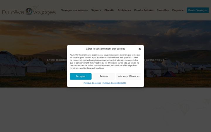 Screenshot ta' du-reve-o-voyages.fr