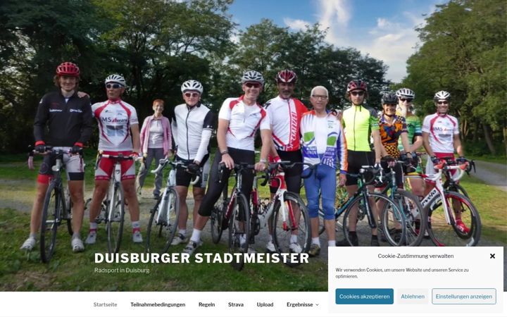 Kuvakaappaus sivustosta du-stadtmeister.de