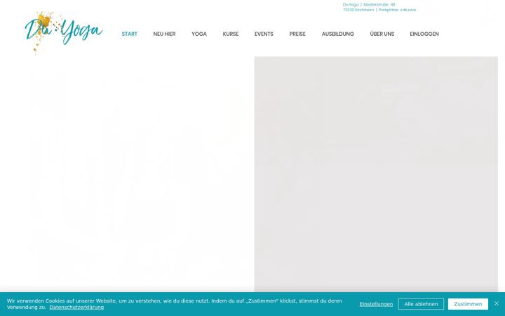 Screenshot of du-yoga.de