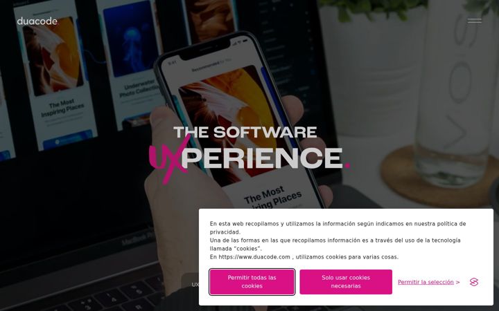 Zrzut ekranu duacode.com