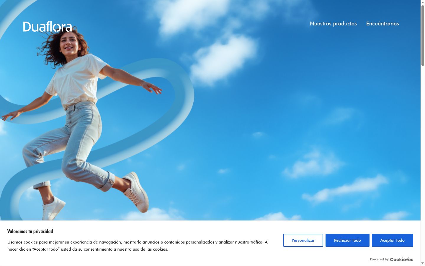Sutikimo reklamjuostės, rodytos prieš bet kokią sąveiką, ekrano kopija